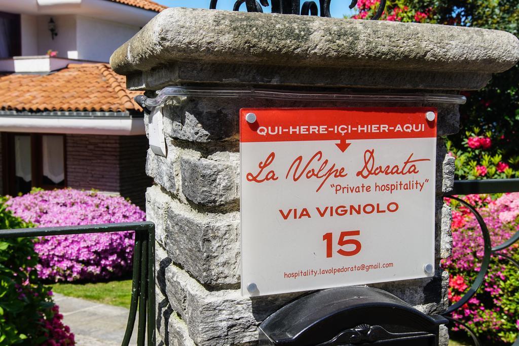 La Volpe Dorata Bed and Breakfast Stresa Exteriör bild